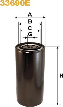 WIX Filters 33690E - Filtro combustible parts5.com