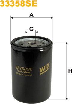 WIX Filters 33358SE - Горивен филтър parts5.com