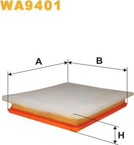 WIX Filters WA9401 - Φίλτρο αέρα parts5.com