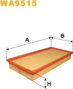 WIX Filters WA9515 - Filtro de aire parts5.com