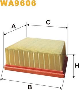 WIX Filters WA9606 - Zracni filter parts5.com