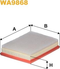 WIX Filters WA9868 - Въздушен филтър parts5.com