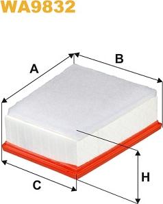 WIX Filters WA9832 - Vzduchový filter parts5.com