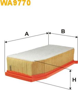 WIX Filters WA9770 - Filter za vazduh parts5.com