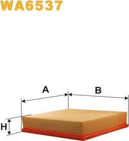 WIX Filters WA6537 - Vzduchový filtr parts5.com