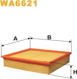 WIX Filters WA6621 - Filtr powietrza parts5.com