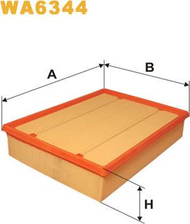 WIX Filters WA6344 - Vzduchový filtr parts5.com