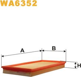 WIX Filters WA6352 - Air Filter parts5.com