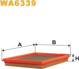 WIX Filters WA6339 - Vzduchový filtr parts5.com