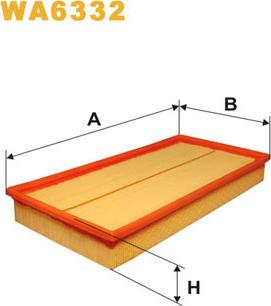 WIX Filters WA6332 - Légszűrő parts5.com