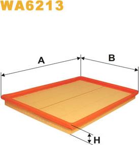 WIX Filters WA6213 - Filtar za zrak parts5.com