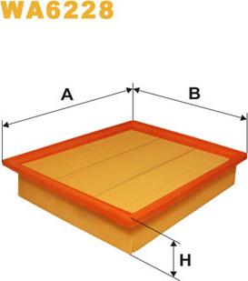 WIX Filters WA6228 - Φίλτρο αέρα parts5.com