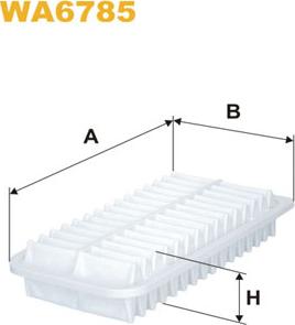 WIX Filters WA6785 - Air Filter parts5.com