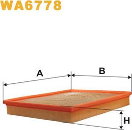 WIX Filters WA6778 - Φίλτρο αέρα parts5.com