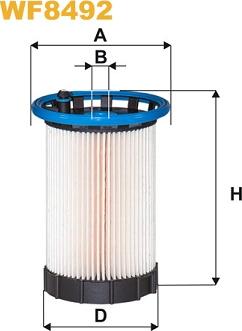 WIX Filters WF8492 - Filtro combustible parts5.com