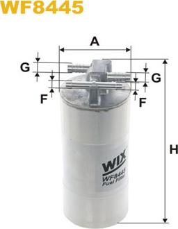 WIX Filters WF8445 - Filtru combustibil parts5.com