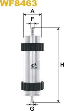 WIX Filters WF8463 - Filtru combustibil parts5.com