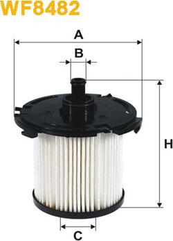 WIX Filters WF8482 - Filtru combustibil parts5.com