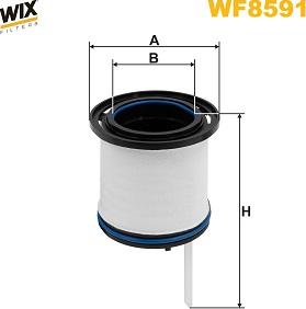 WIX Filters WF8591 - Filtru combustibil parts5.com