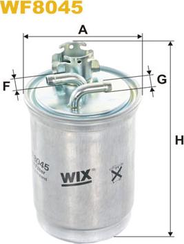 WIX Filters WF8045 - Kütusefilter parts5.com