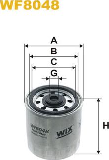 WIX Filters WF8048 - Горивен филтър parts5.com