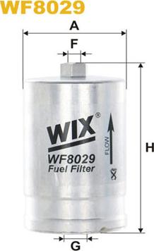 WIX Filters WF8029 - Топливный фильтр parts5.com