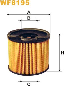 WIX Filters WF8195 - Kraftstofffilter parts5.com