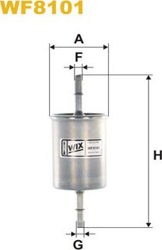 WIX Filters WF8101 - Filtru combustibil parts5.com