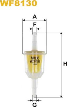 WIX Filters WF8130 - Filtru combustibil parts5.com