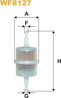 WIX Filters WF8127 - Горивен филтър parts5.com