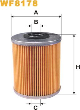 WIX Filters WF8178 - Filtro combustible parts5.com