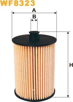 WIX Filters WF8323 - Filtru combustibil parts5.com