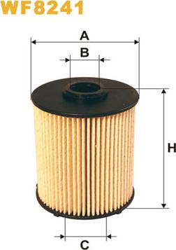 WIX Filters WF8241 - Kütusefilter parts5.com