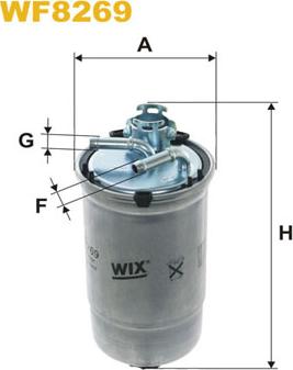 WIX Filters WF8269 - Fuel filter parts5.com