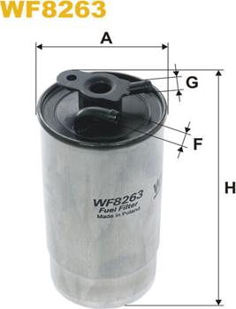 WIX Filters WF8263 - Fuel filter parts5.com