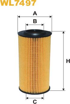 WIX Filters WL7497 - Filtru ulei parts5.com