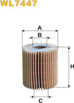 WIX Filters WL7447 - Oil Filter parts5.com