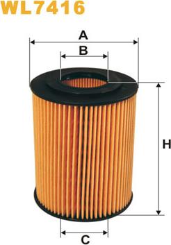 WIX Filters WL7416 - Filtro de aceite parts5.com