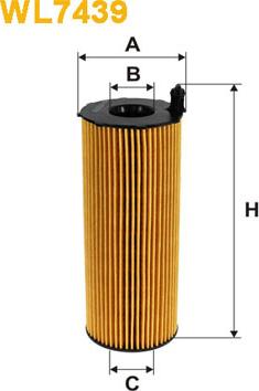 WIX Filters WL7439 - Filtru ulei parts5.com