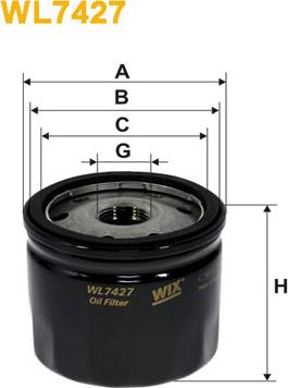 WIX Filters WL7427 - Filter za ulje parts5.com