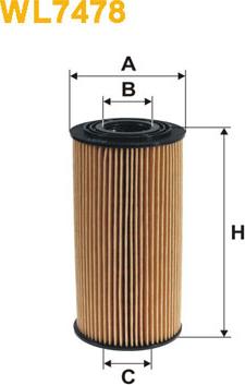 WIX Filters WL7478 - Oljni filter parts5.com