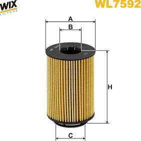 WIX Filters WL7592 - Filtru ulei parts5.com