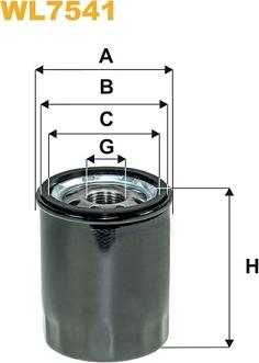 WIX Filters WL7541 - Filtru ulei parts5.com