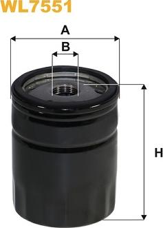 WIX Filters WL7551 - Φίλτρο λαδιού parts5.com