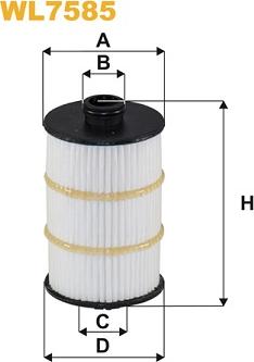 WIX Filters WL7585 - Oljni filter parts5.com