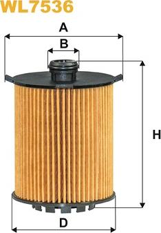 WIX Filters WL7536 - Olajszűrő parts5.com