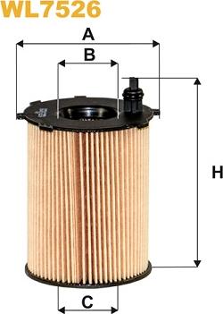 WIX Filters WL7526 - Oil Filter parts5.com