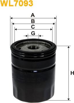 WIX Filters WL7093 - Oil Filter parts5.com