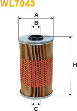 WIX Filters WL7043 - Масляный фильтр parts5.com