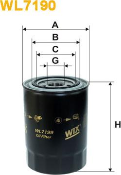 WIX Filters WL7199 - Oil Filter parts5.com